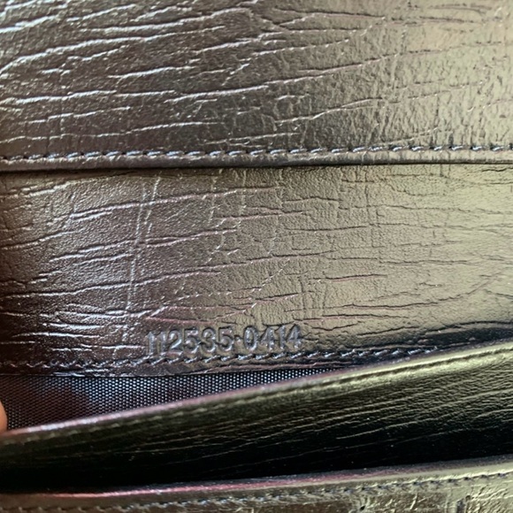 Gucci Black Wallet with Bamboo Accent - Picture 4 of 5